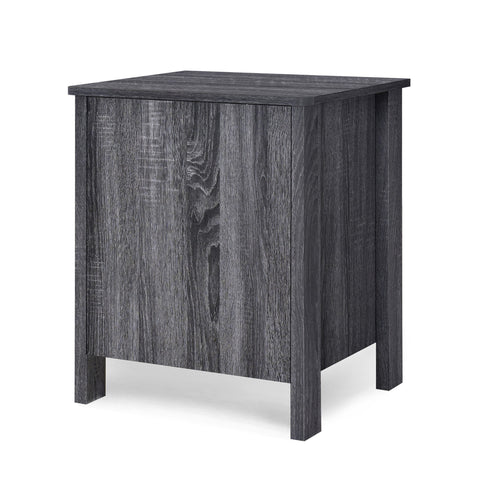 Olimont Contemporary 2 Drawer Nightstand by Sonoma Gray Oak Oak Finish