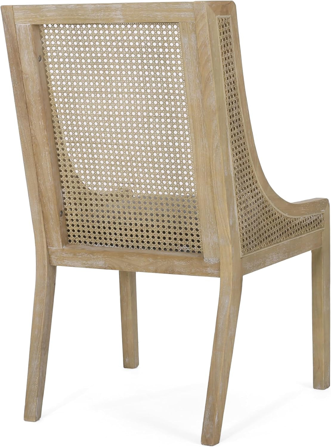 Maurers Dining Chair, 23 "W X 24 "D X 38.25 "H, Charcoal + Natural Brown