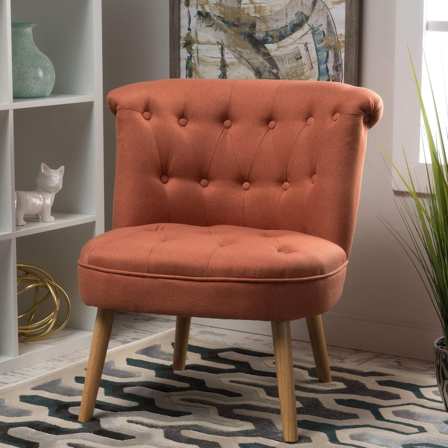 299776 Cicely Accent Chair, Grey