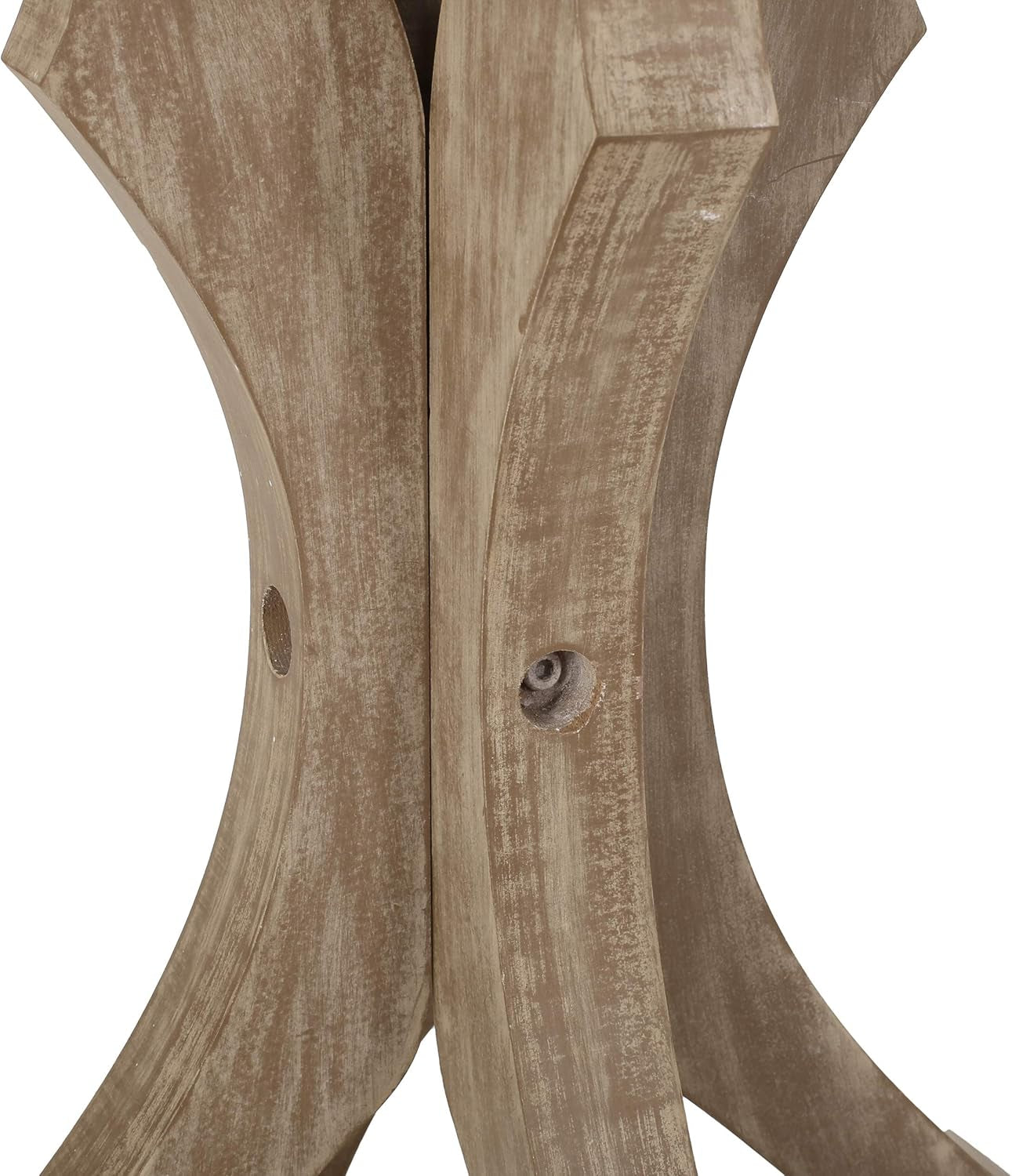 Estelle French Country Accent Table with round Top, Natural