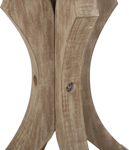 Estelle French Country Accent Table with round Top, Natural