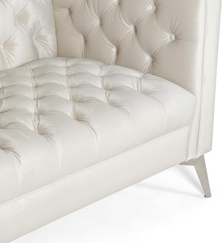 Hillel Sofas, Beige, Silver