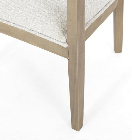 Ladieu Dining Chair, 22.5 "W X 22.75 "D X 27.5 "H, Light Ash + Almond