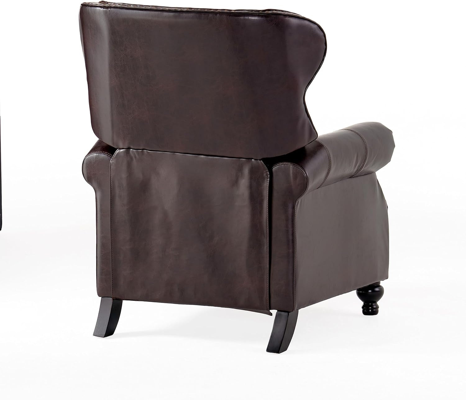 Walder Reconstituted Bycast Leather Recliner, Brown