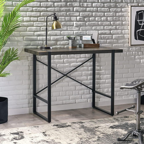 Glentana Desk, Black + Brown