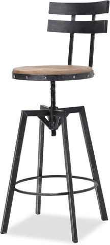 Jutte Barstool Sets, Antique + Black Brush Silver