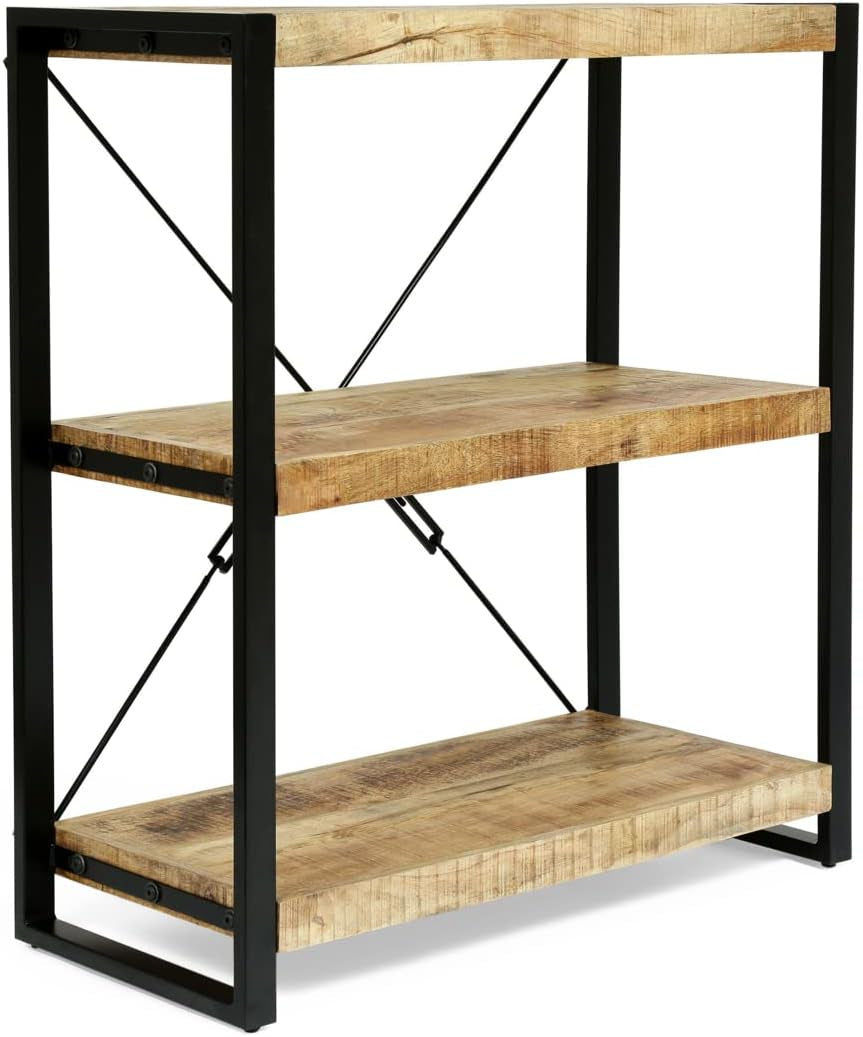 Brinkley SHELVE Rack, Natural + Black