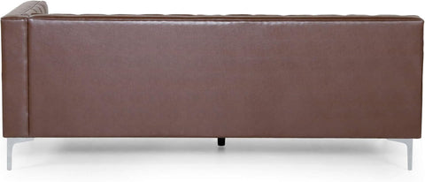 Tignall Sectional, Dark Brown + Silver