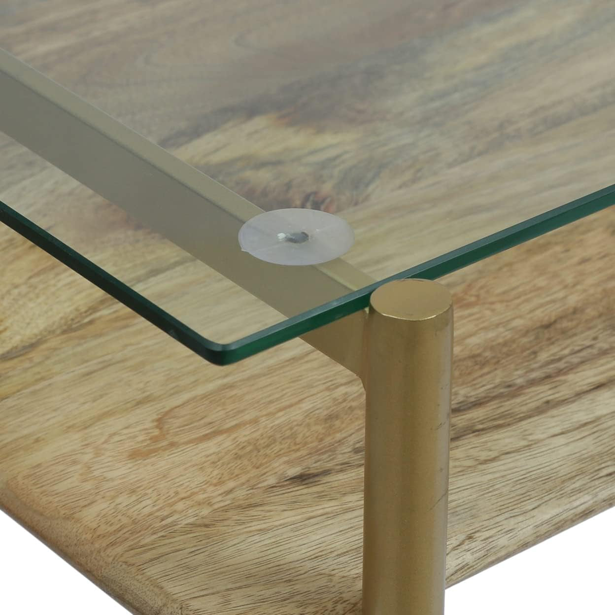 Toland Desk, Gold + Honey