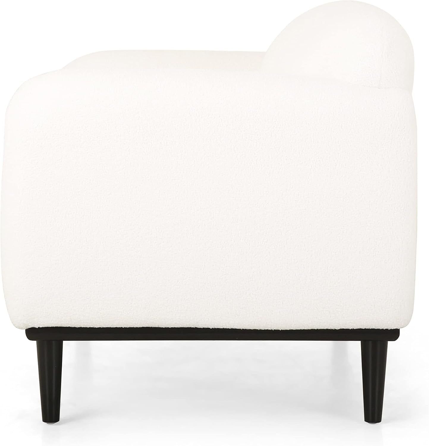 Chaparral Love Seats, White + Matte Black