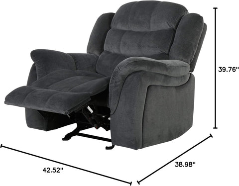 Hawthorne Glider Recliner, Steel