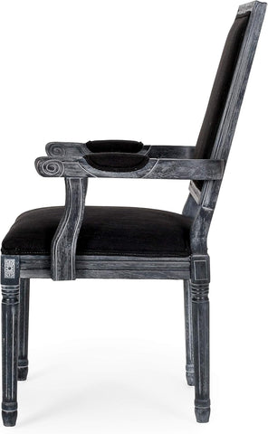 Maria DINING CHAIR SETS, Black + Gray