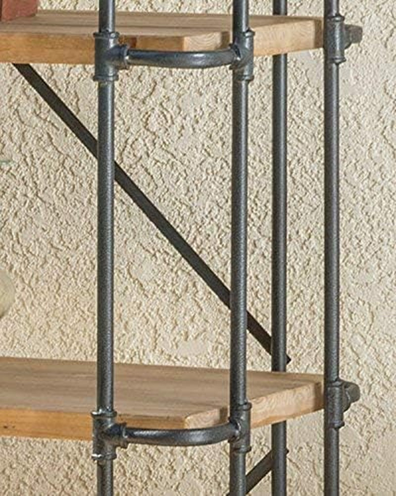 SOHO Indoor-Outdoor Antique Finish -Outdoor Iron 5-Shelf Bookcase