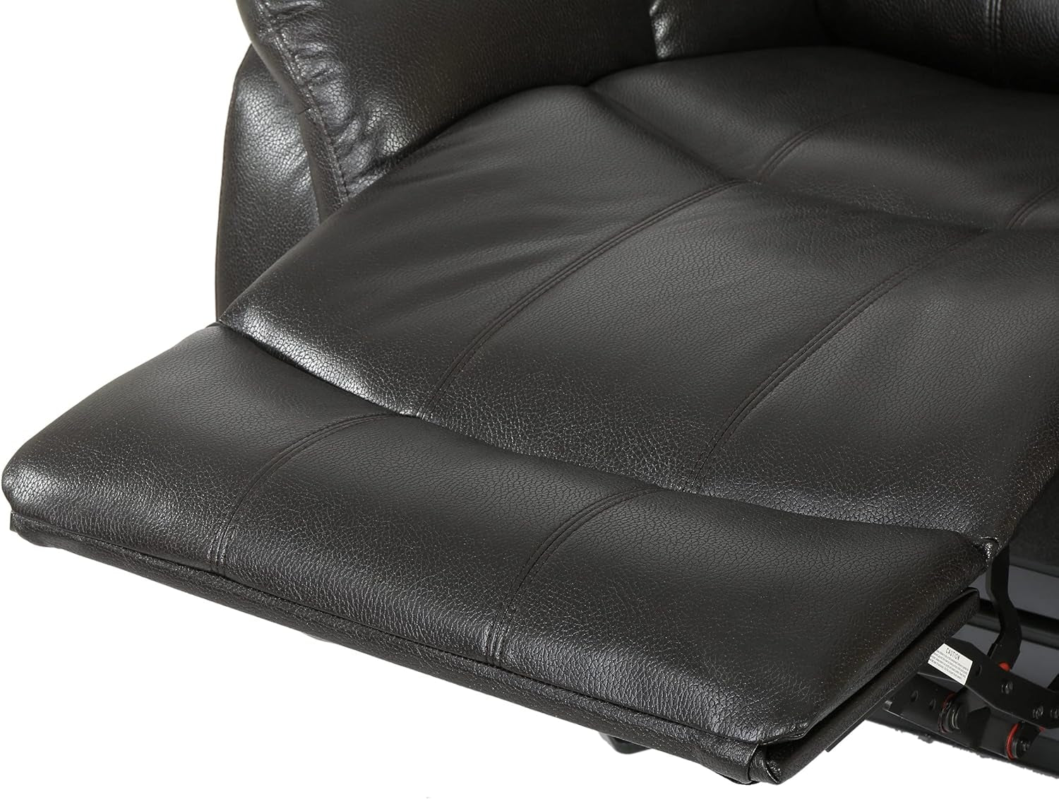 Gdfstudio  Merit Black Leather Recliner/Glider Chair