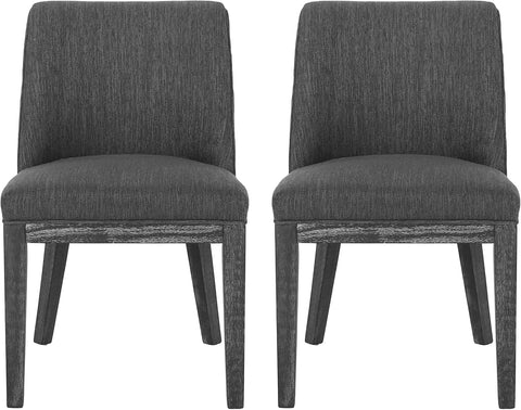 Camas Dining Chair, Charcoal + Weathered Gray