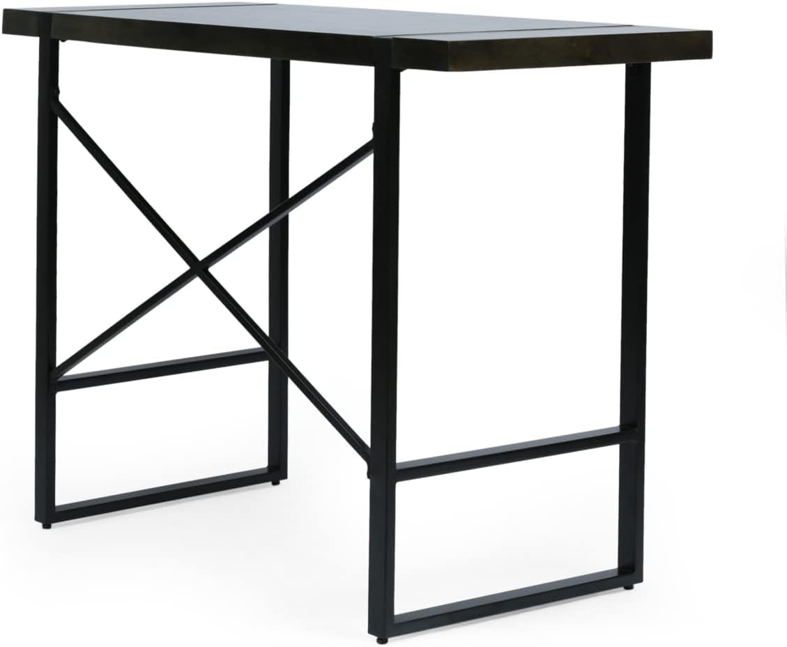 Glentana Desk, Black + Brown