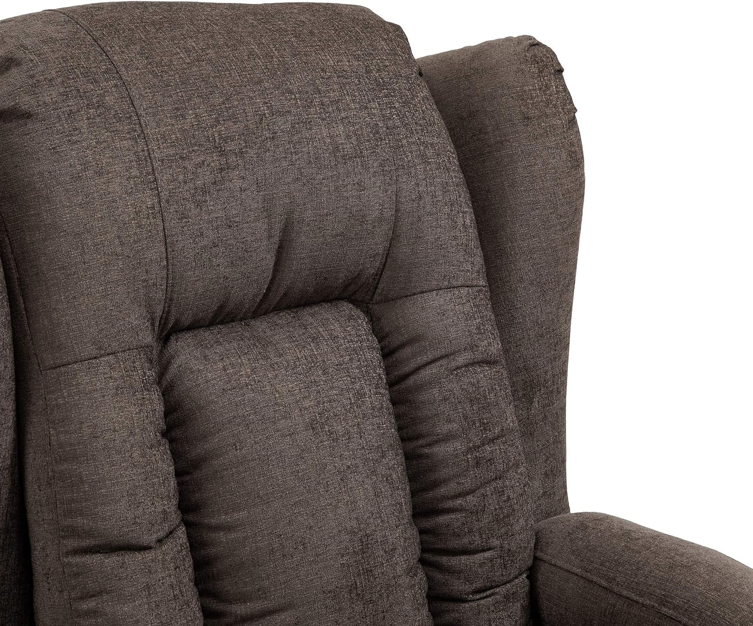 Lavonia Massage Recliner, Brown + Black