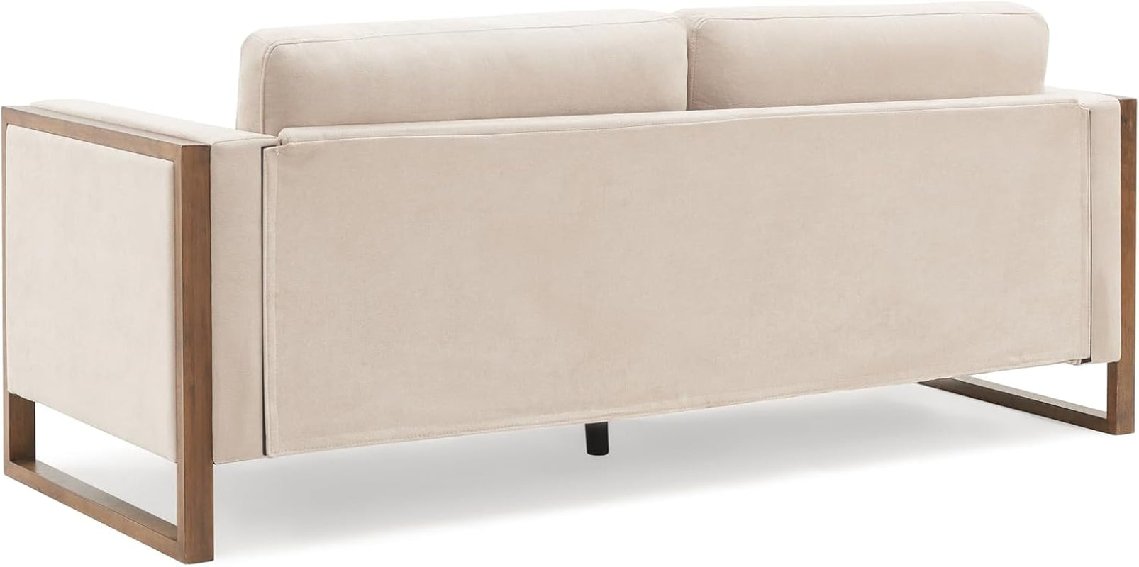 Bricez 79" Sofa Couch, Cozy Upholstered 3-Seater Sofa, Oversized Loveseat, Comfy Fabric Couches for Living Room and Office, Modern Couch and Sofa, Wooden Frame, Taupe Beige