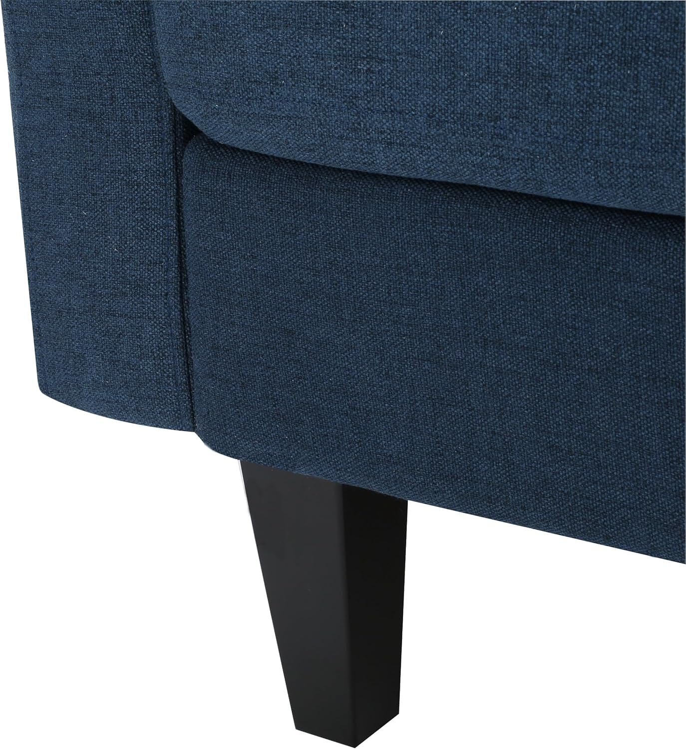 Zahra Fabric Sectional Couch, 7-Pcs Set, Dark Blue