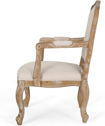 Andrea Dining Chair Sets, Wood, Beige + Natural