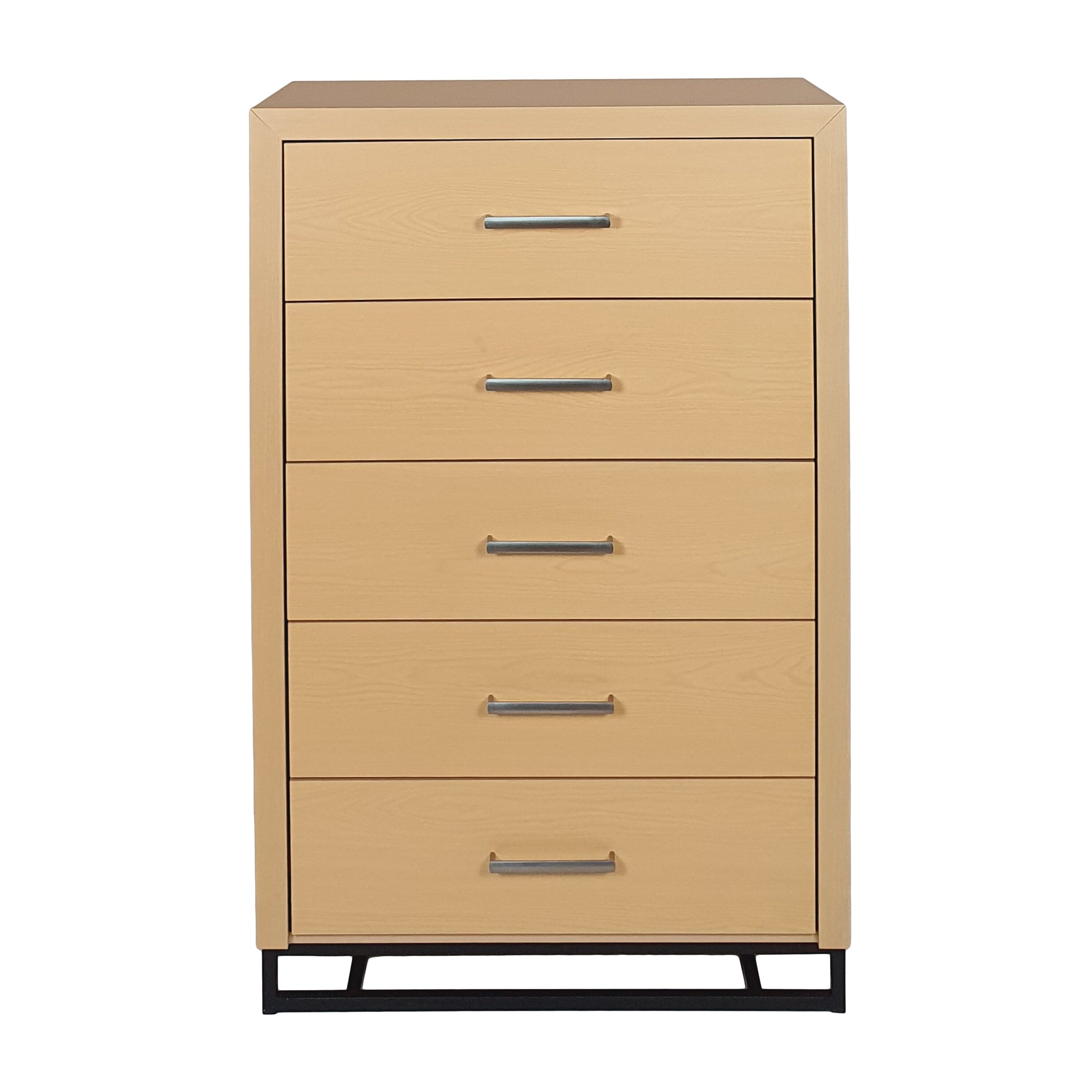 Beeson 5 Drawer Dresser by Natural/Black Light Wood