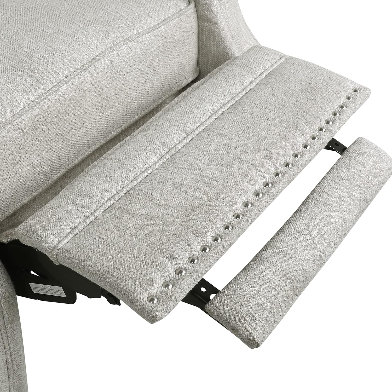 Callade Recliner, Beige + Dark Brown