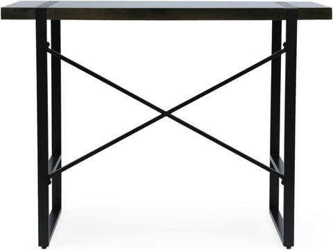 Glentana Desk, Black + Brown