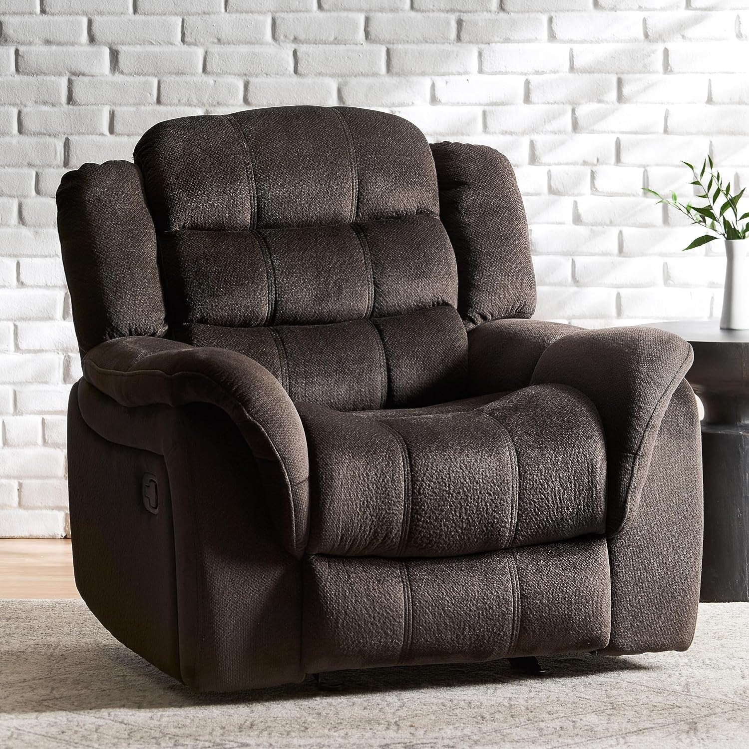 Hawthorne Glider Recliner, Chocholate