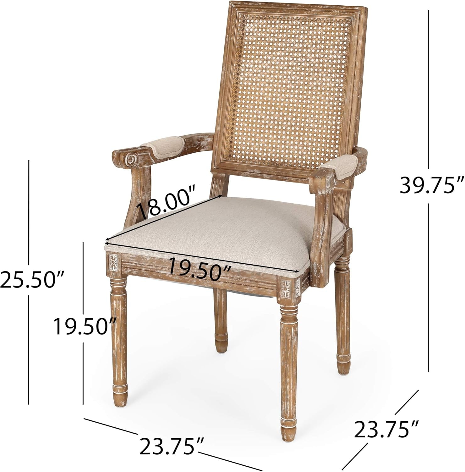 Maria DINING CHAIR SETS, Wood, Beige + Natural