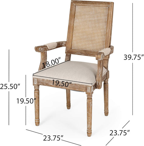 Maria DINING CHAIR SETS, Wood, Beige + Natural