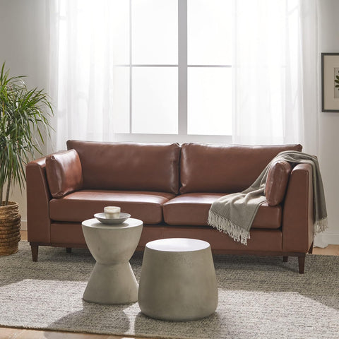 Warbler Sofas, Cognac Brown