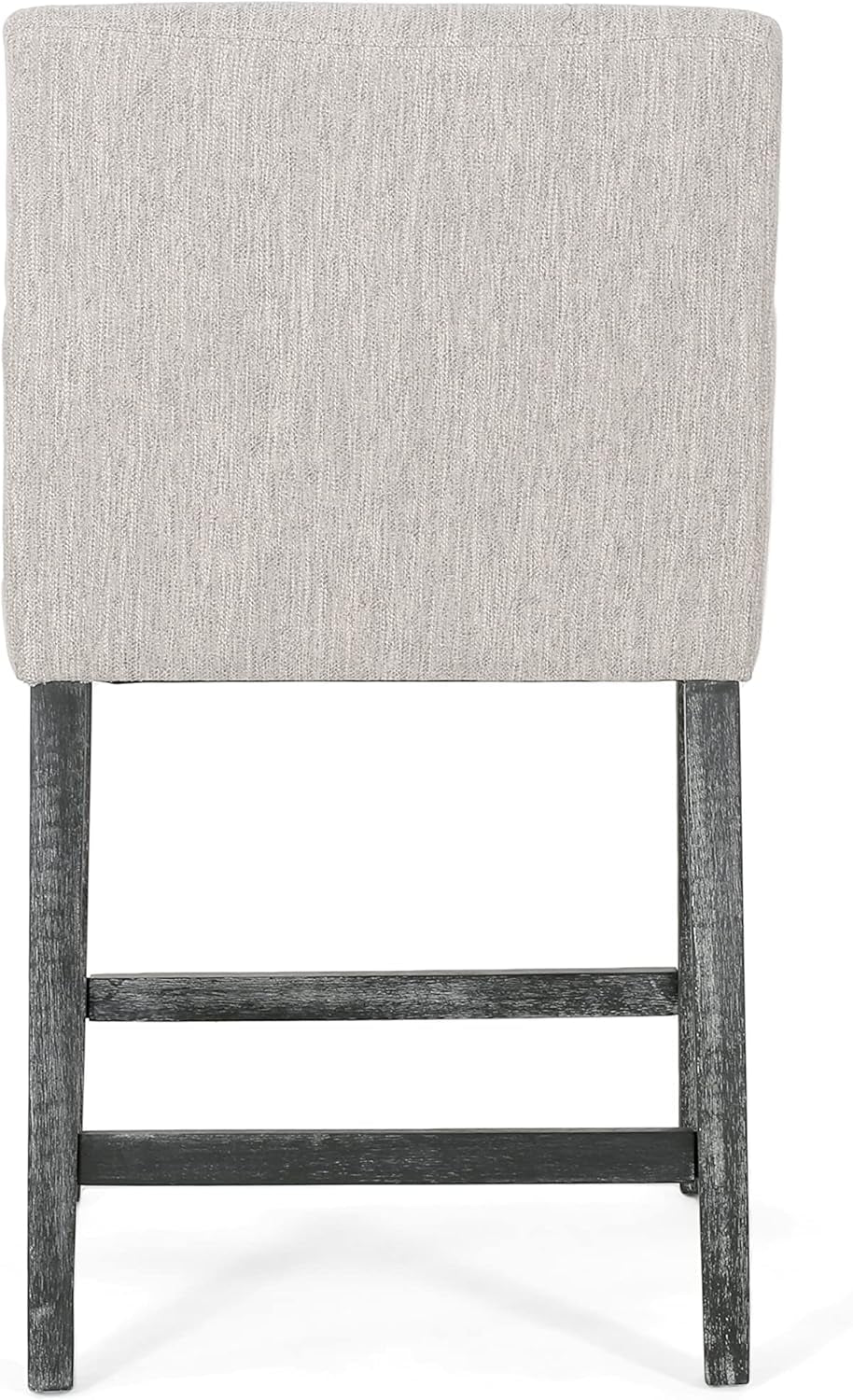 Armga Upholstered 26 Inch Counter Stool - Light Gray/Gray