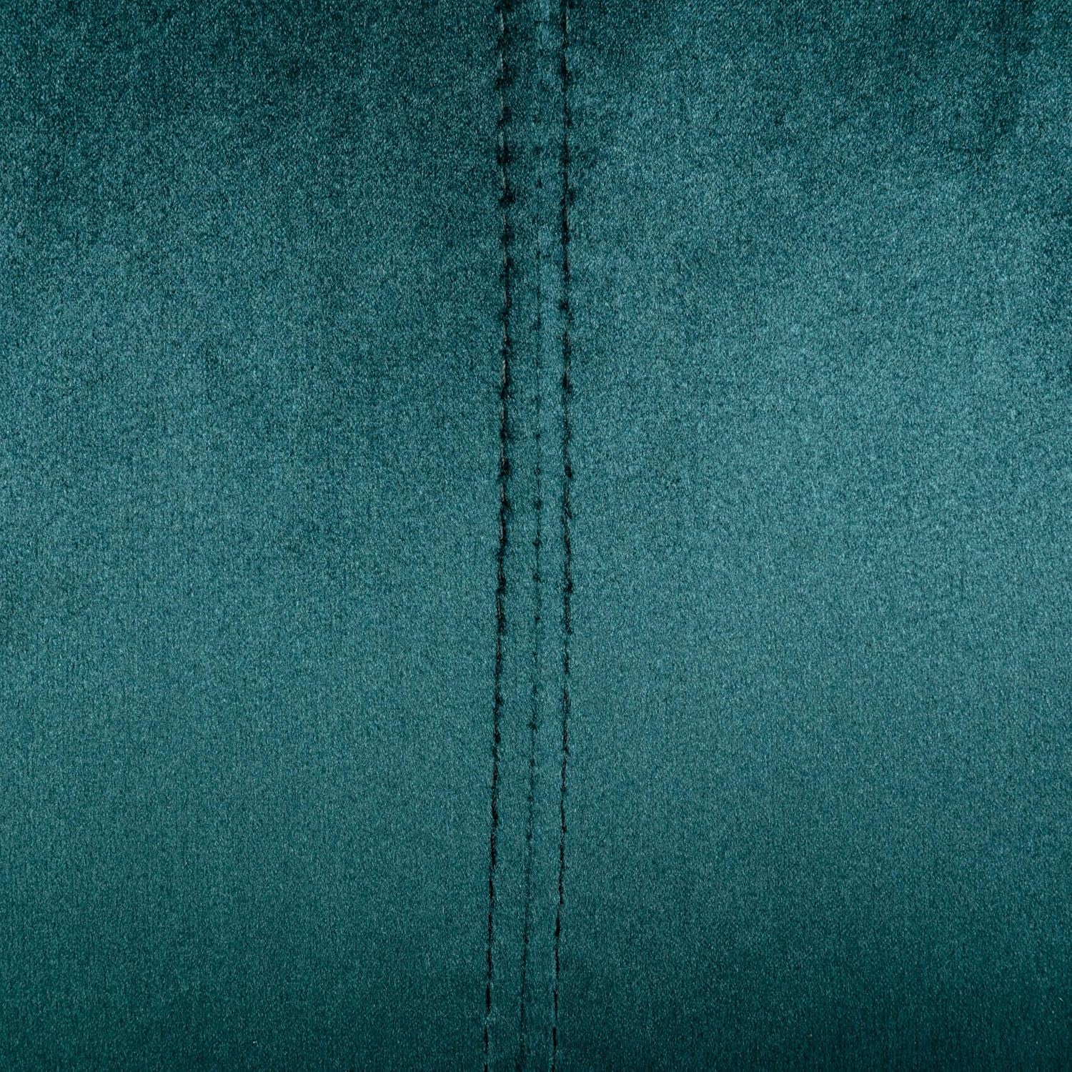 Reitz Channel Stitch 3 Seater Shell Sofa - Velvet - Teal/Gold