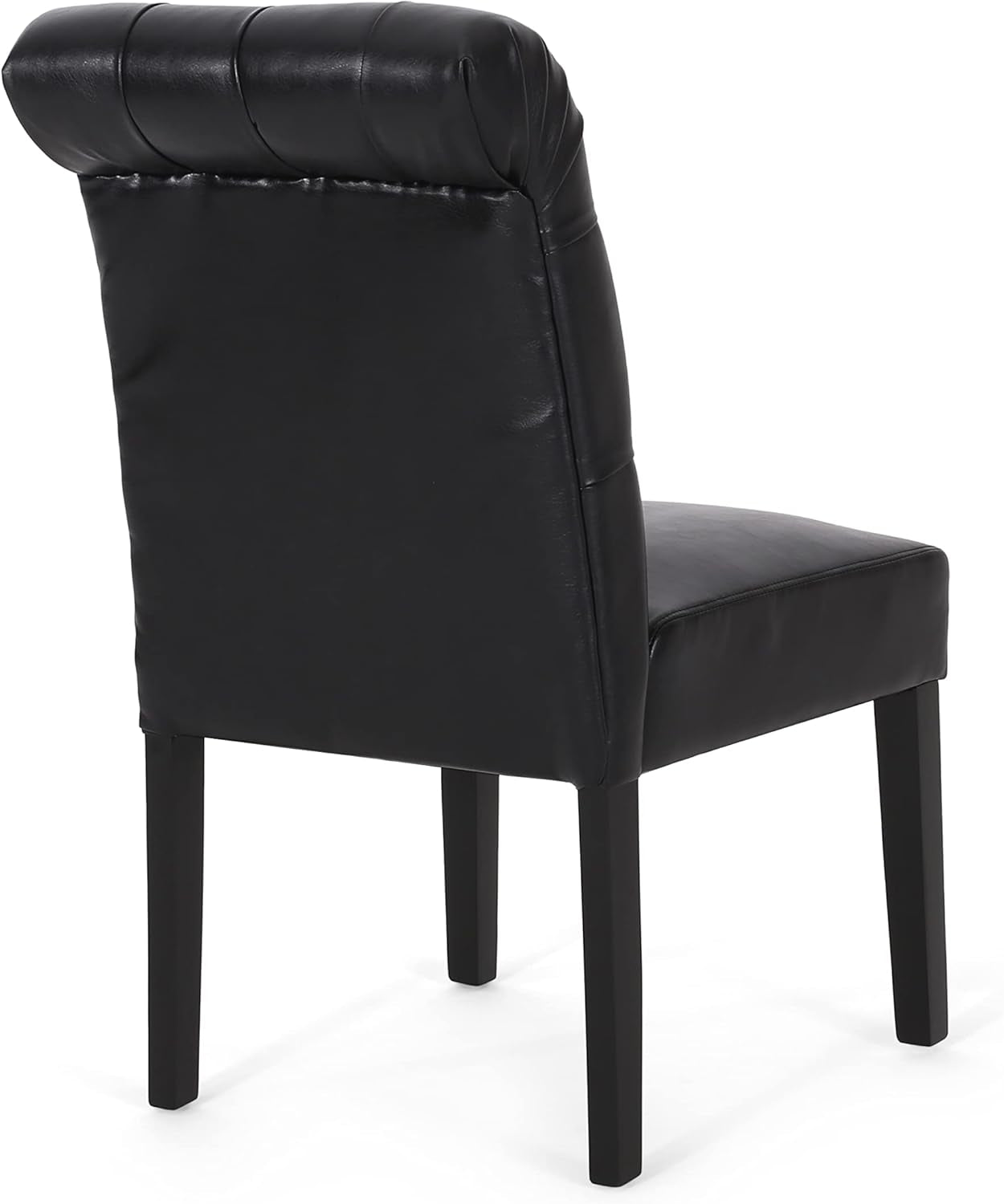 Elwood Dining Chair, Midnight Black + Matte Black