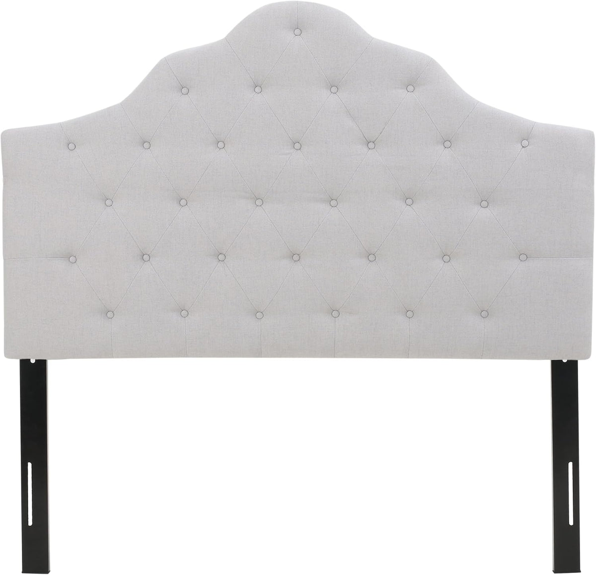 Christopher Knight Home Marlen Marina Fabric Queen/Full Tufted Headboard (Light Grey)