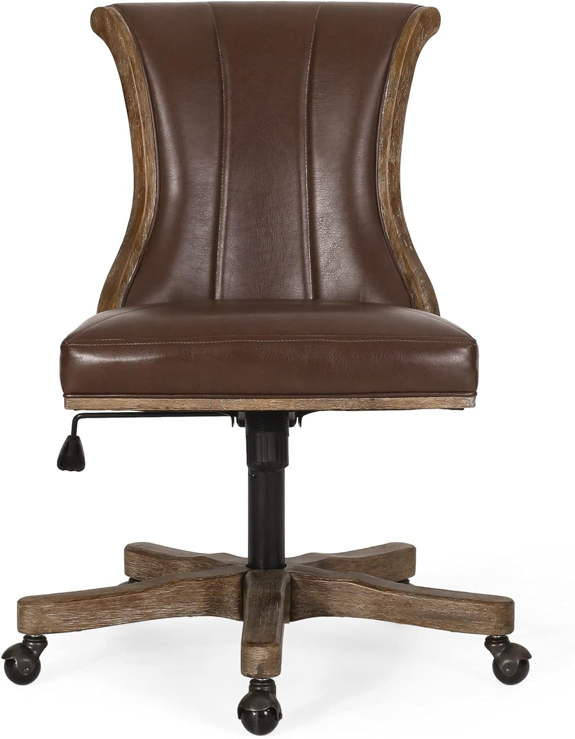 Coulee Office Chair, Dark Brown + Natural