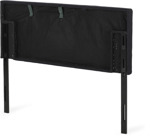 Marlene Contemporary Upholstered Headboard, Full/Queen, Black