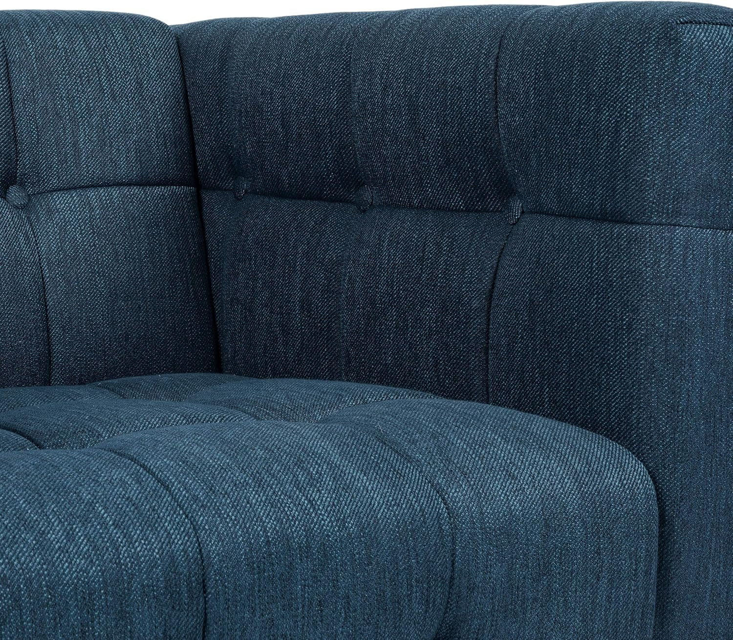 Mclarnan Living Room Furniture Sets, Navy Blue + Brown