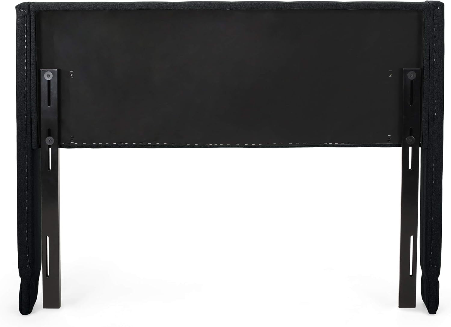 Contemporary Upholstered Queen/Full Headboard, Black