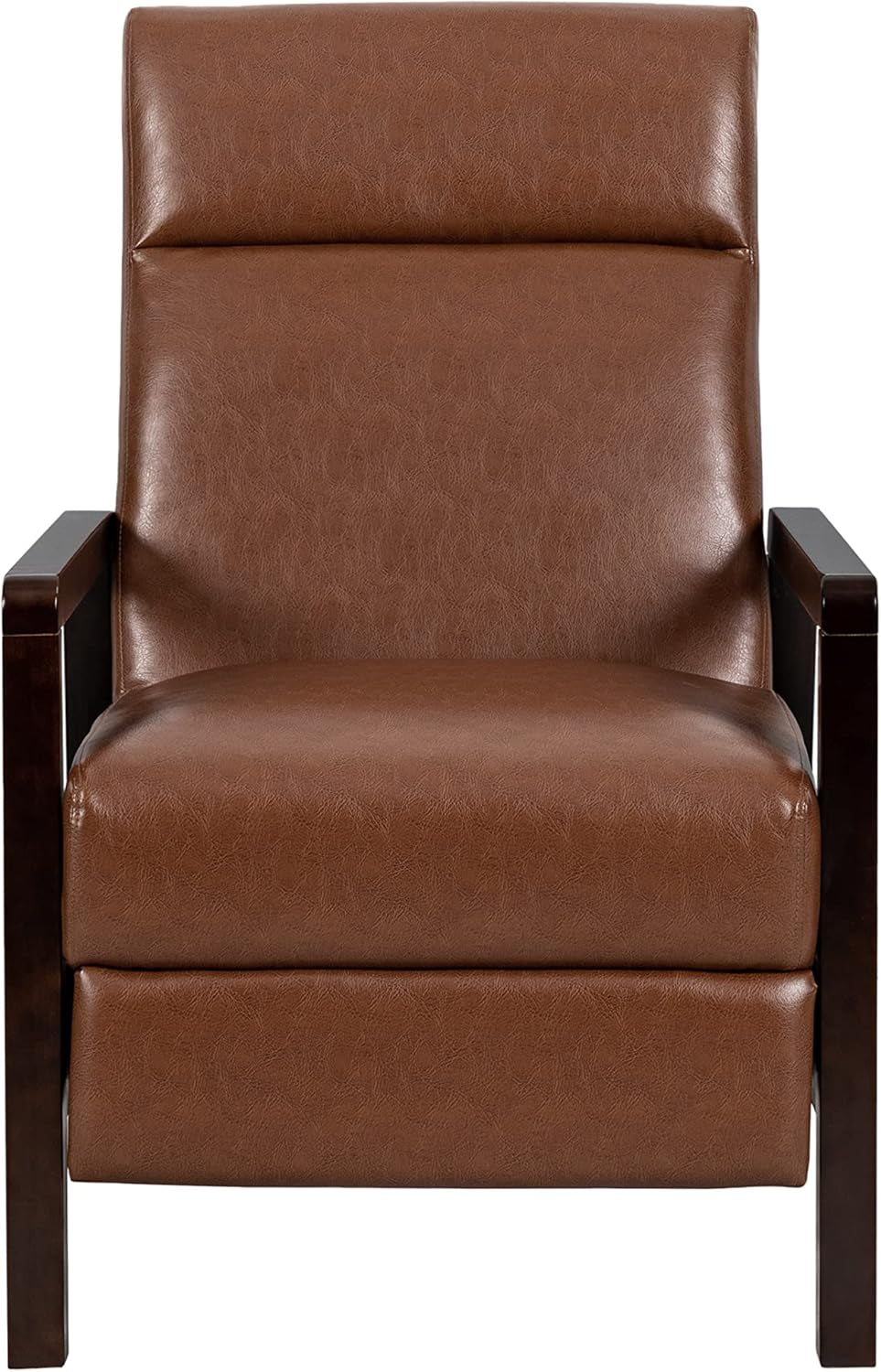 Fernhill Recliner, Cognac Brown + Dark Espresso