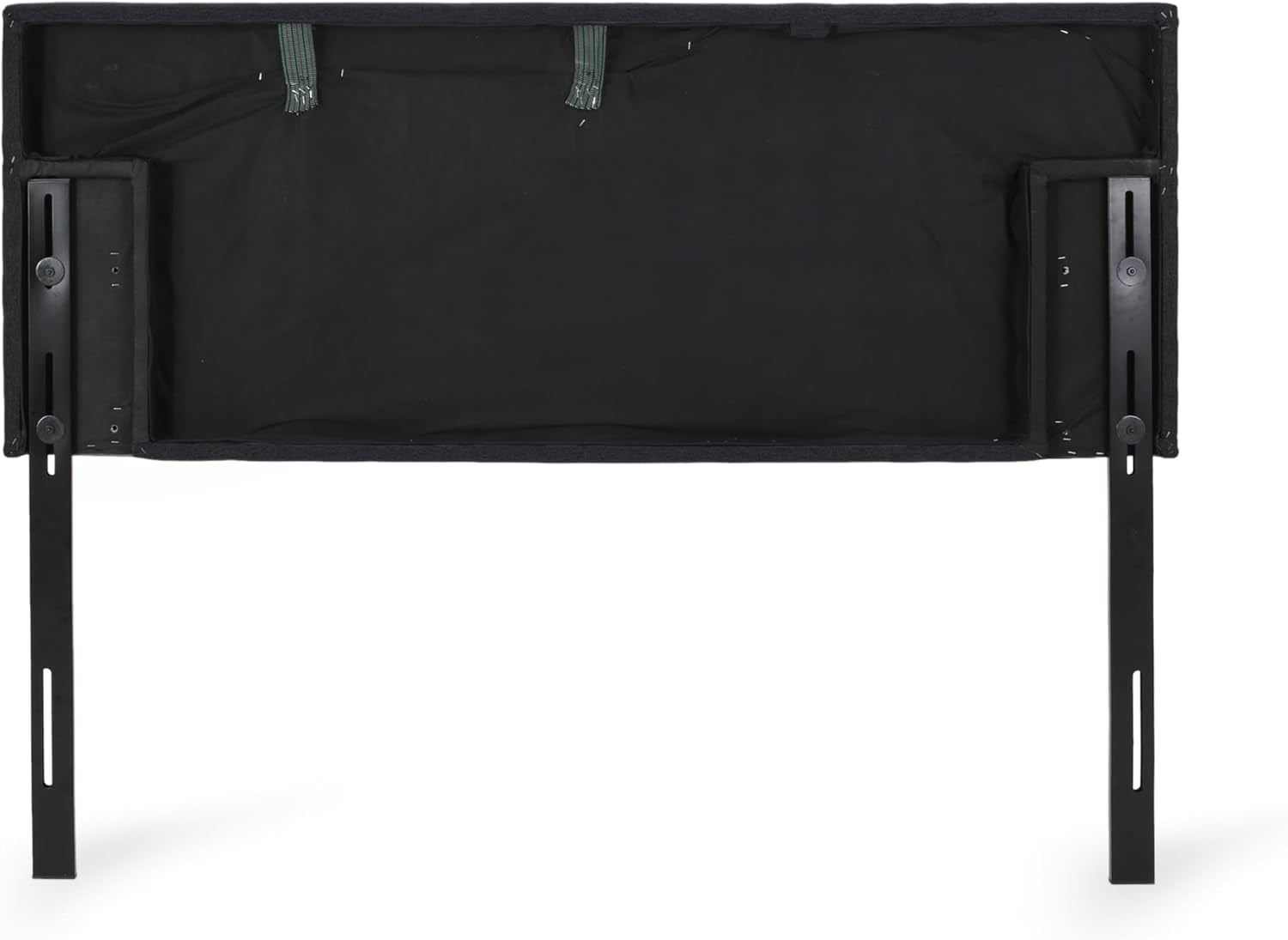 Marlene Contemporary Upholstered Headboard, Full/Queen, Black