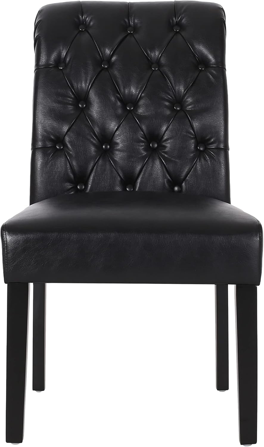 Elwood Dining Chair, Midnight Black + Matte Black