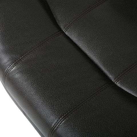 Gdfstudio  Merit Black Leather Recliner/Glider Chair