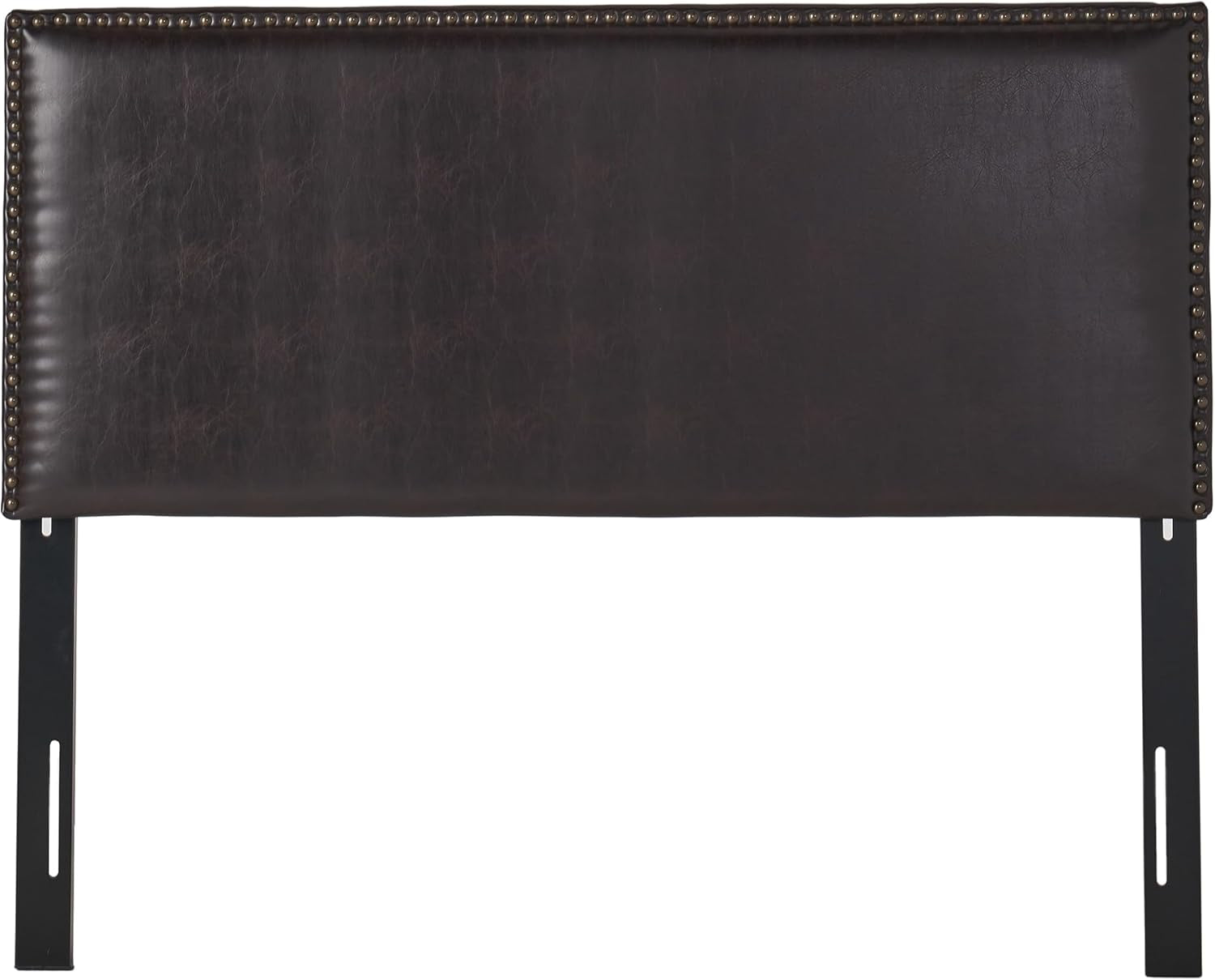 Hilton Leather Headboard, Queen / Full, Brown