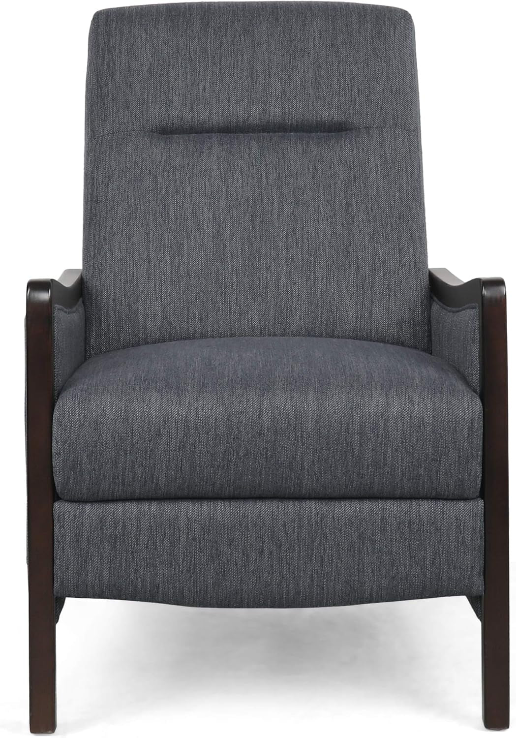 Veatch Recliner, Charcoal + Dark Walnut