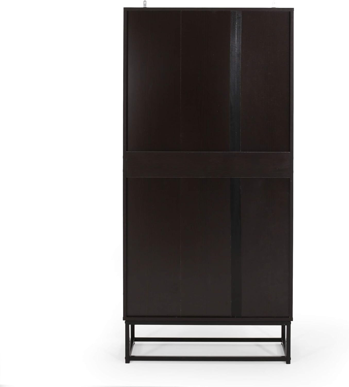 Bucy Bookcase, Dark Gray + Black