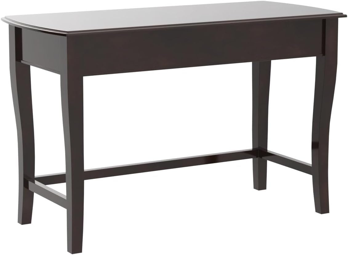Janice Transitional Lift-Top Standing Desk, Dark Walnut