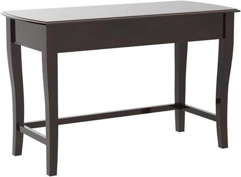 Janice Transitional Lift-Top Standing Desk, Dark Walnut