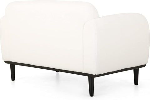 Chaparral Love Seats, White + Matte Black