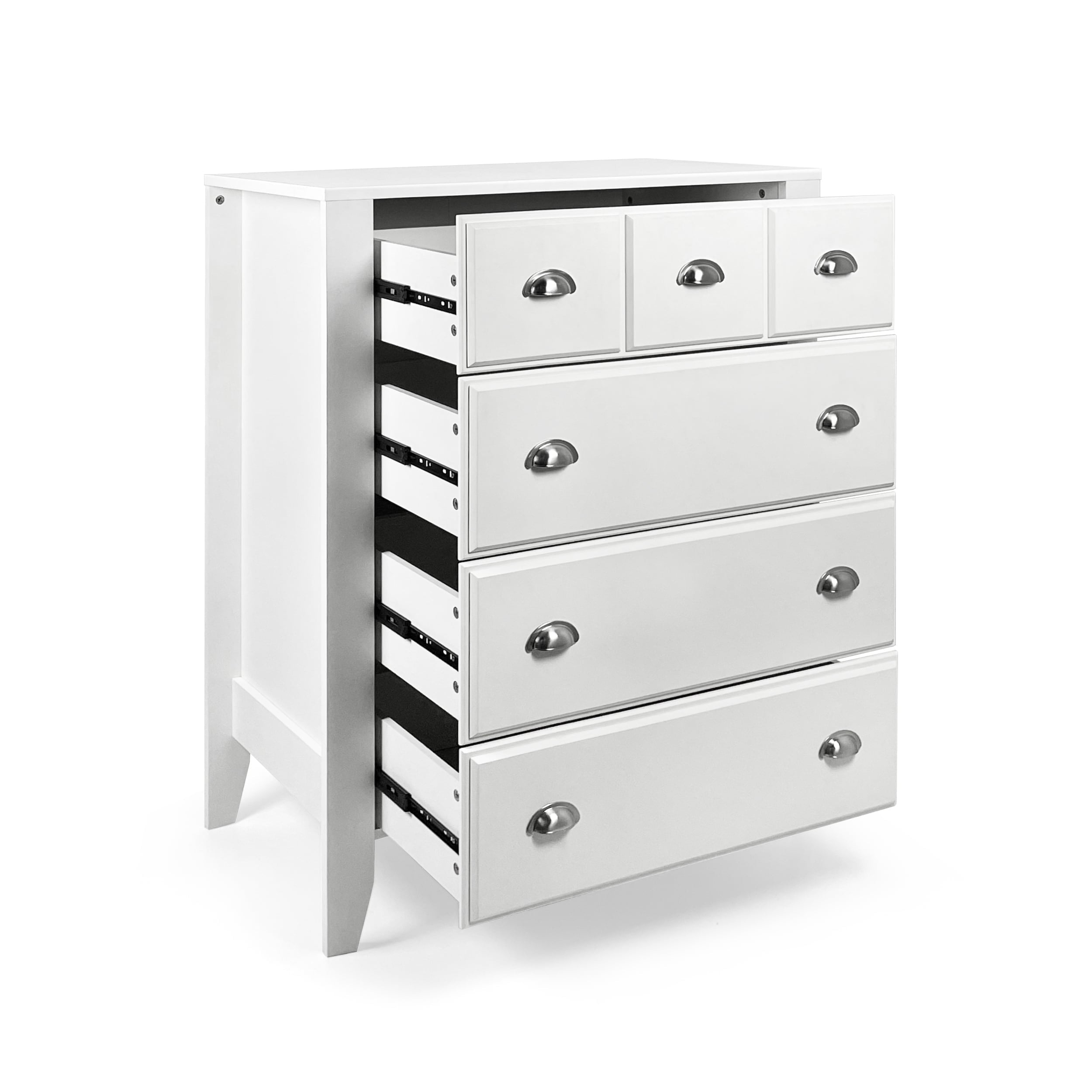 Foisy Faux Wood 4 Drawer Dresser by White Light Wood